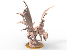 Load image into Gallery viewer, Undead - Vampire Lord on zombie dragon, Bloodsucker Count Dracula
