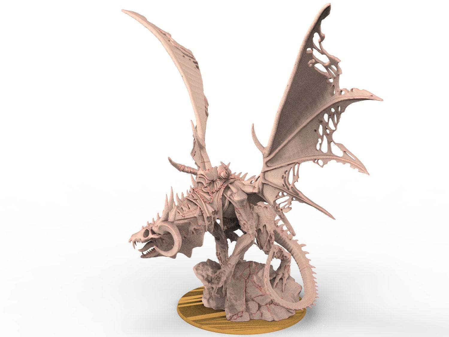 Undead - Vampire Lord on zombie dragon, Bloodsucker Count Dracula