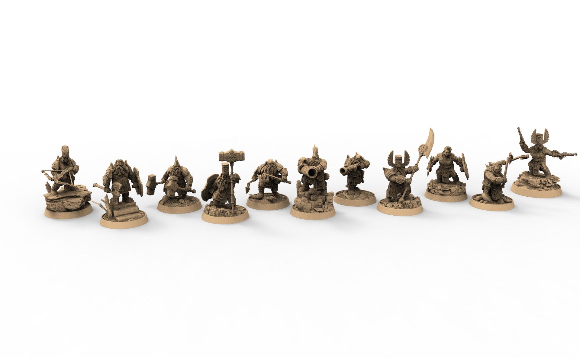 Dwarves - The White Ravens of Norrokk, daybreak miniatures