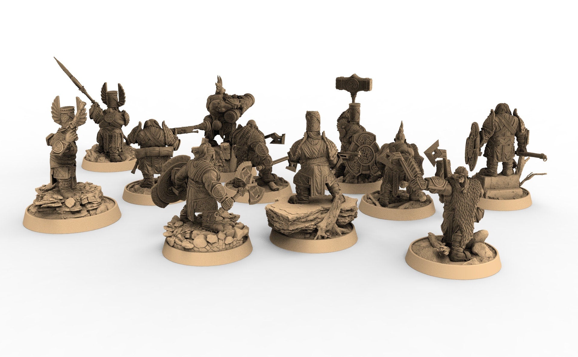 Dwarves - The White Ravens of Norrokk, daybreak miniatures