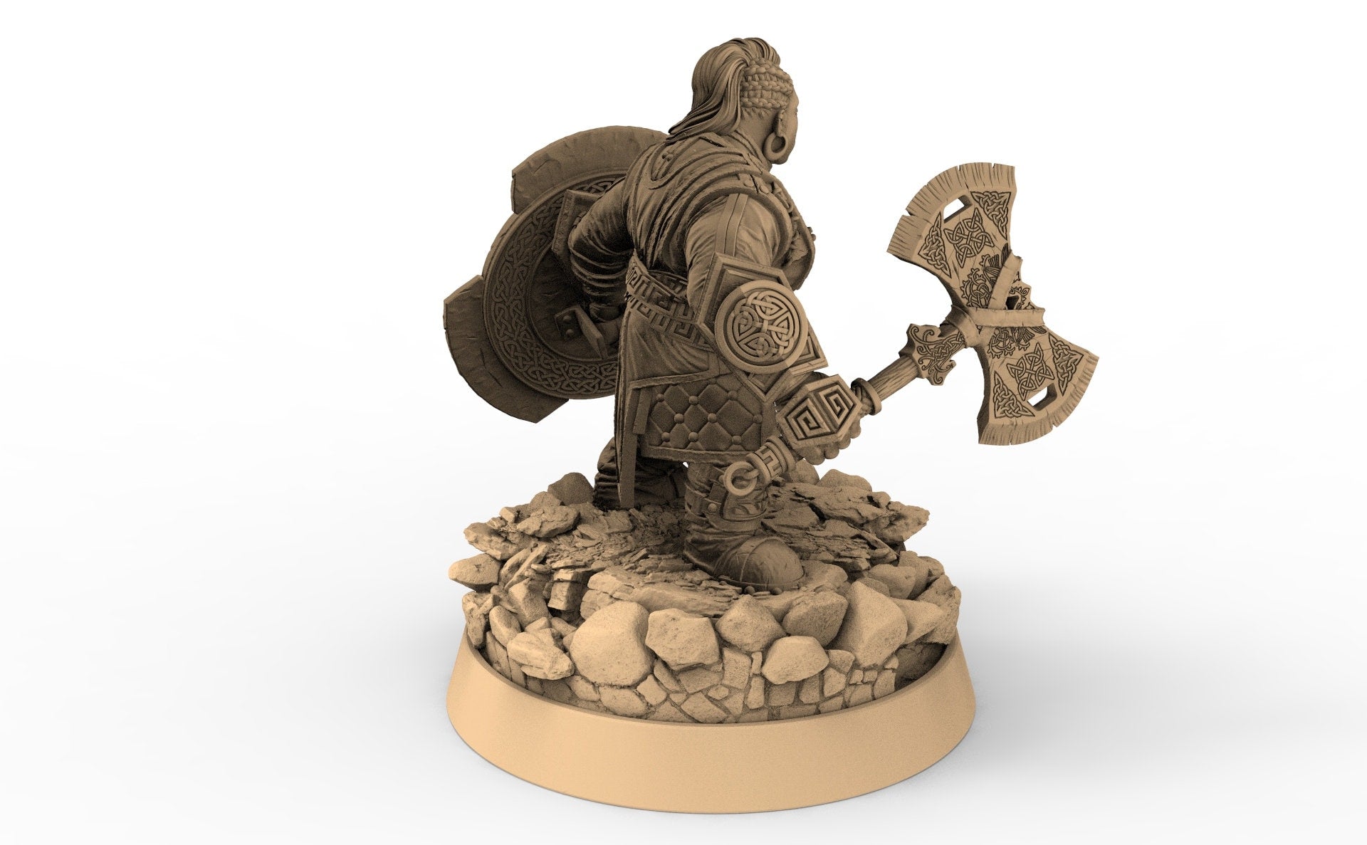 Dwarves - Fandra Firebrand The White Ravens of Norrokk, daybreak miniatures