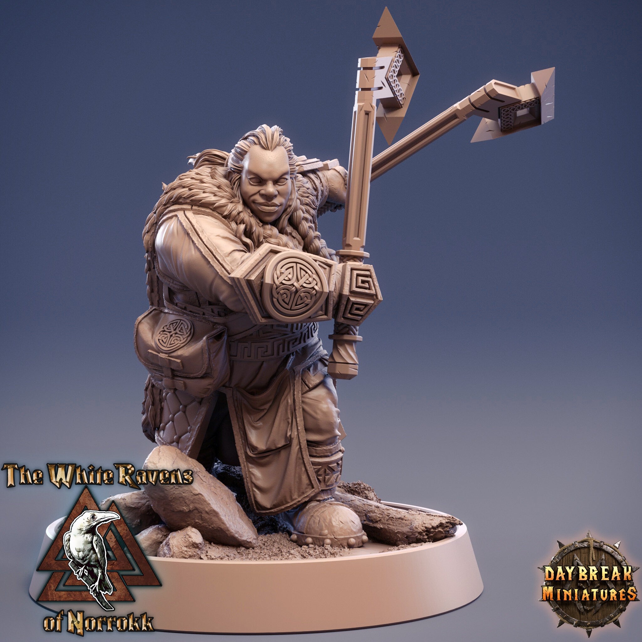 Dwarves - Glimma Dammering The White Ravens of Norrokk, daybreak miniatures