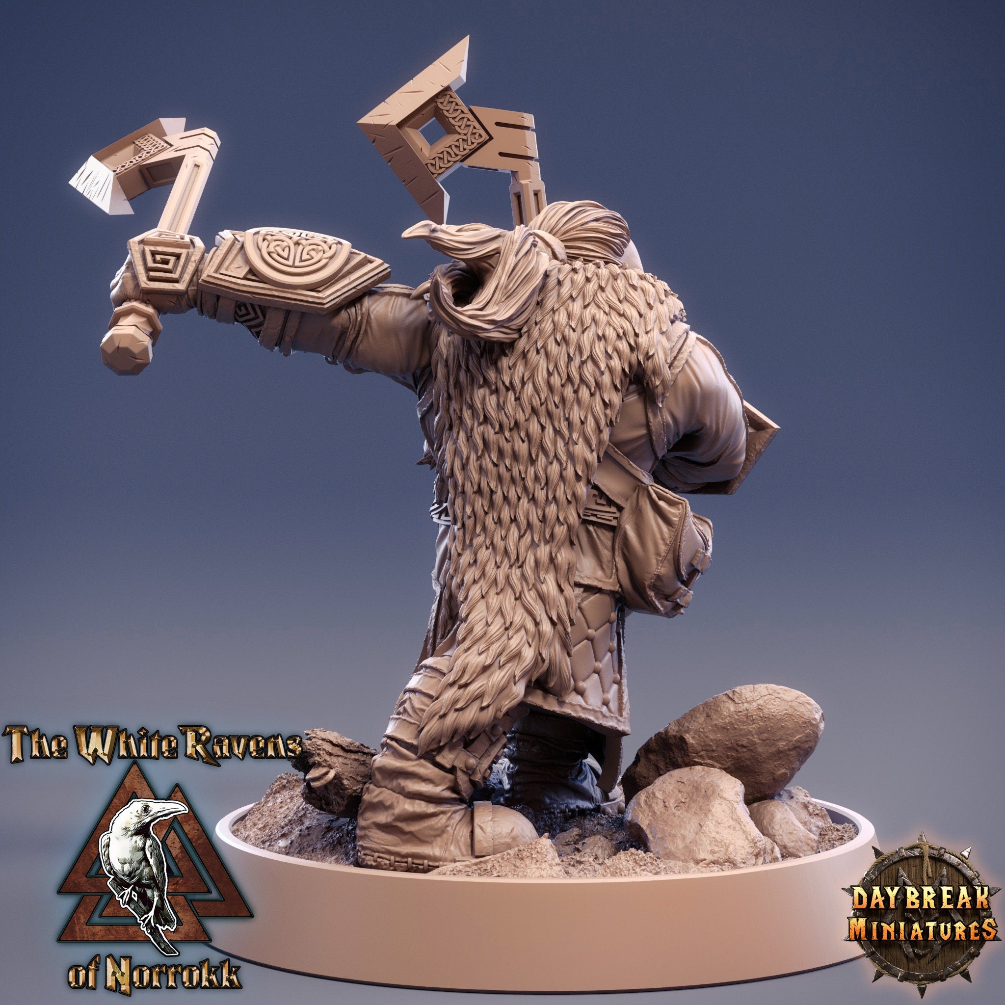 Dwarves - Glimma Dammering The White Ravens of Norrokk, daybreak miniatures