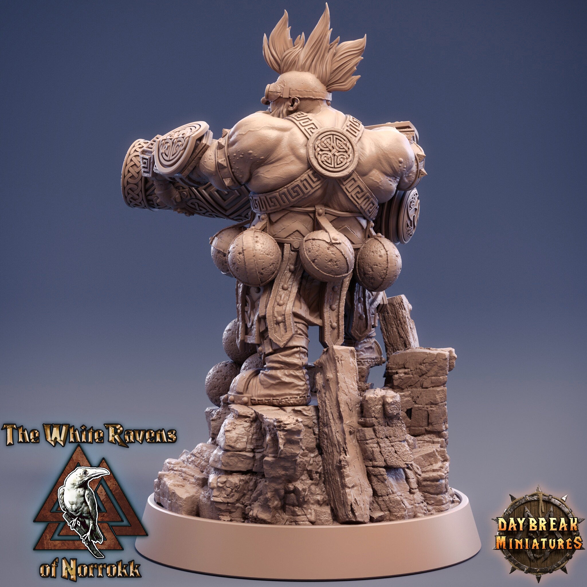 Dwarves - Yul Kaboom Grummer The White Ravens of Norrokk, daybreak miniatures