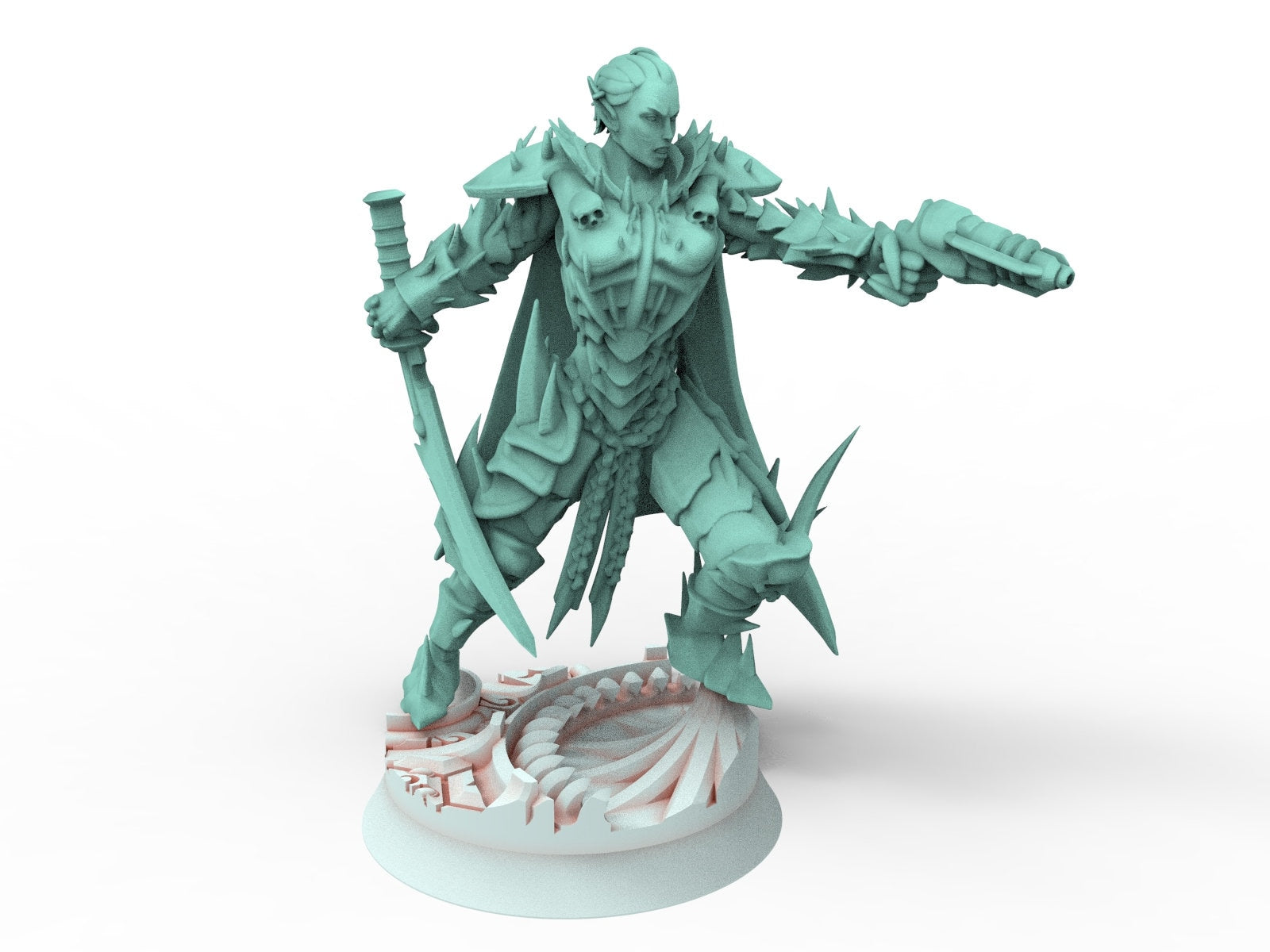 Dark City - Heavy Infantry Tribe leaders Dark eldar drow