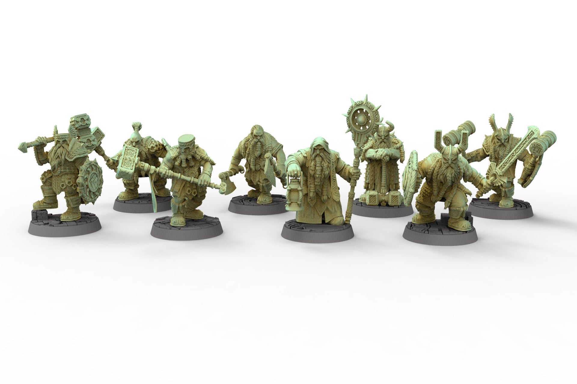 Dwarves - The Dwarfs of The Dark Deep, daybreak miniatures