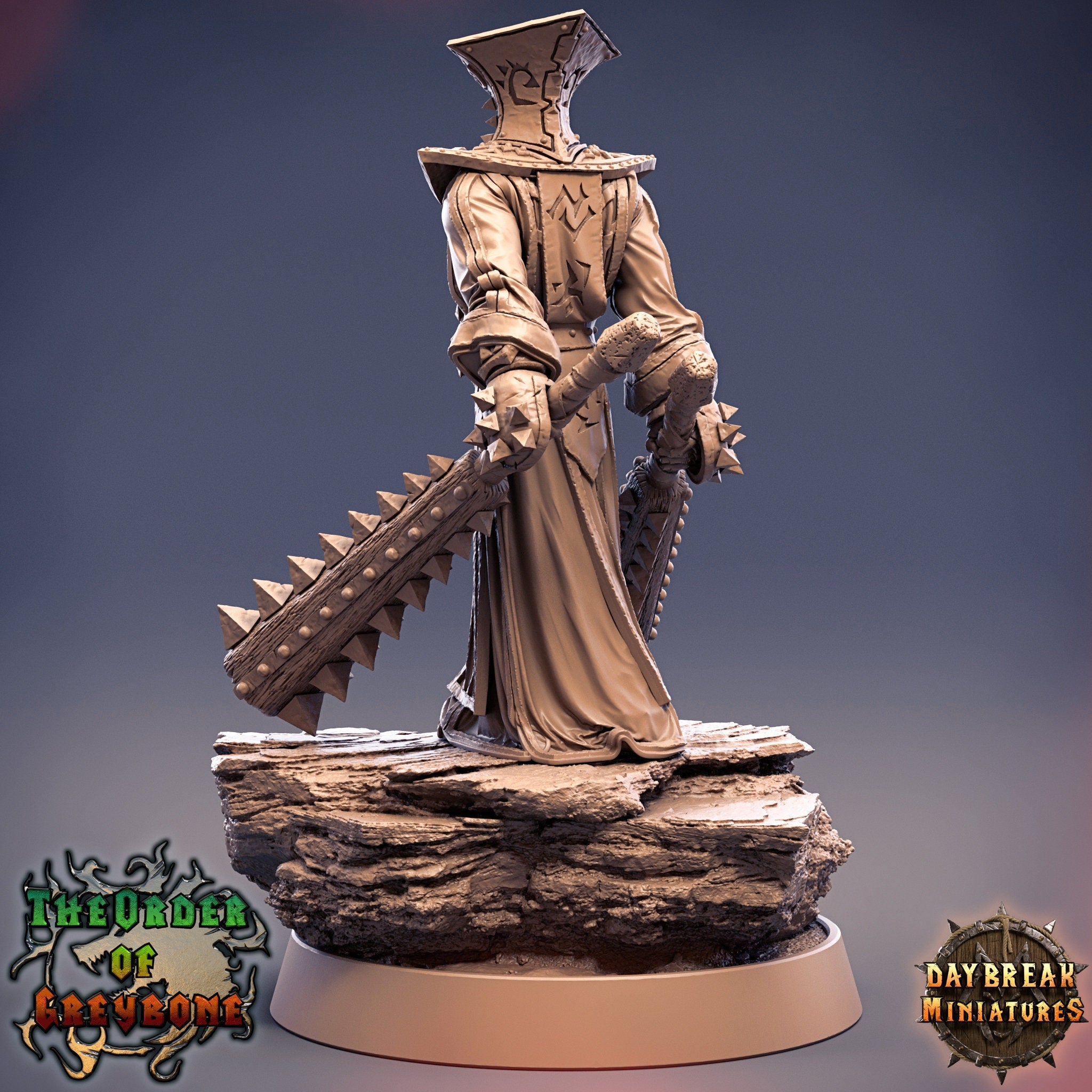 Wild hunters - Arch Executioner Hauser, The Order of Greybone, daybreak miniatures