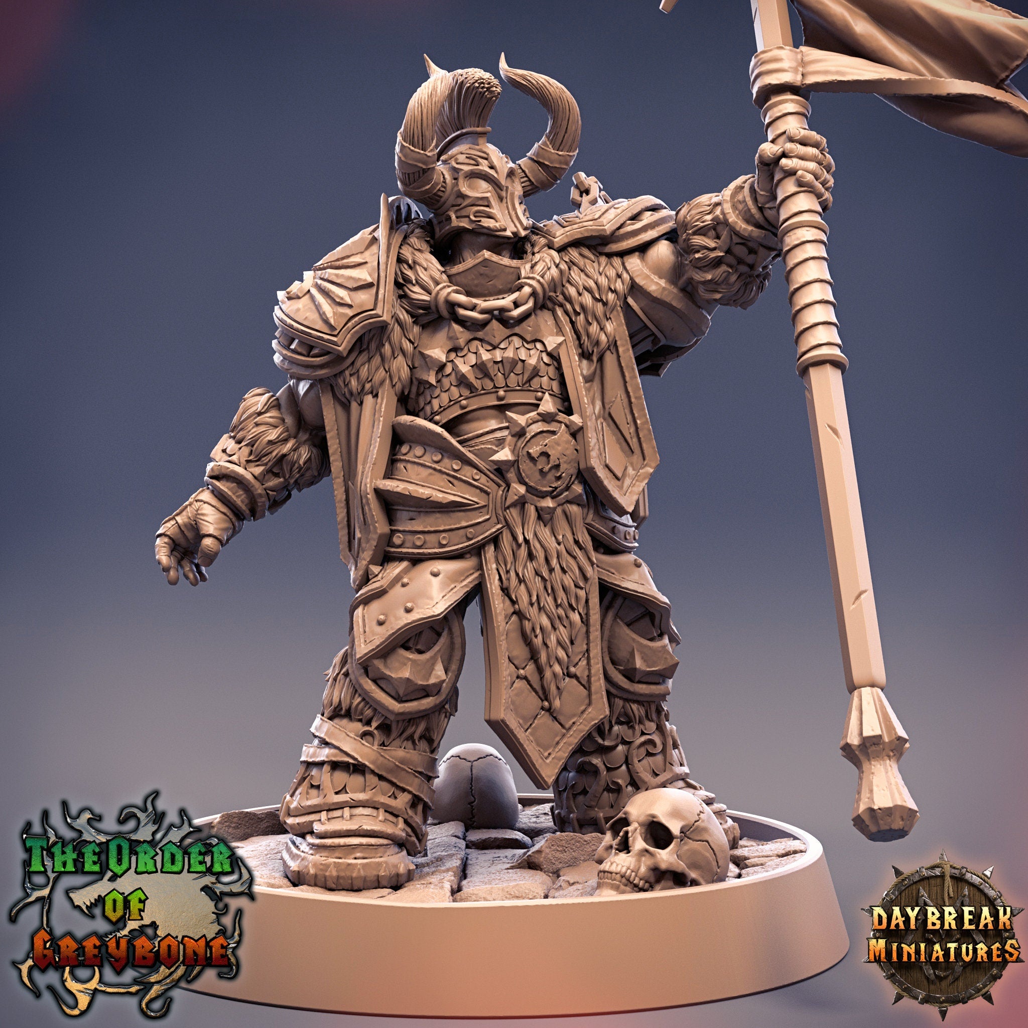 Wild hunters - Hansel Coppertusk, The Order of Greybone, daybreak miniatures