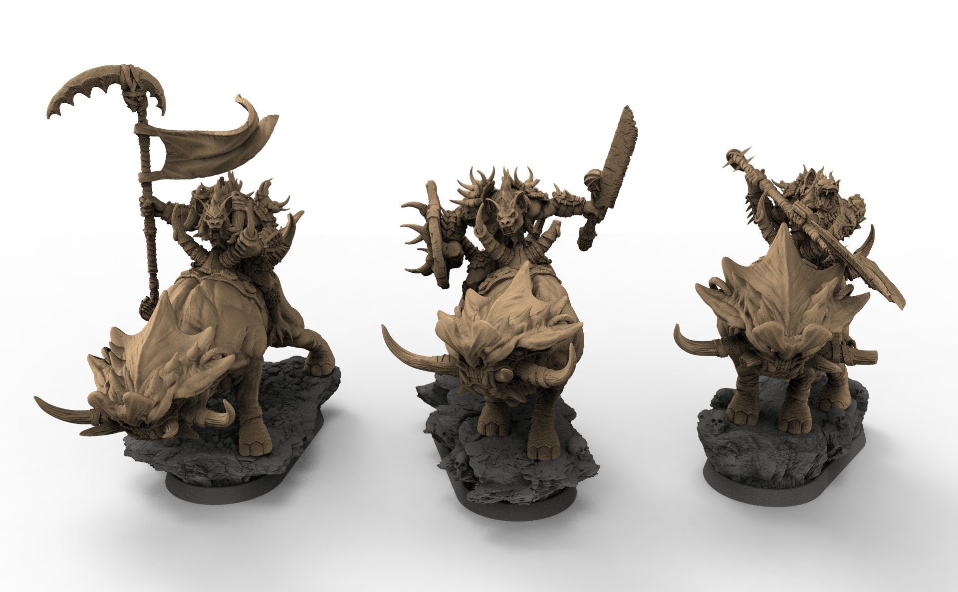 The Gnolls of Blood Forest, daybreak miniatures