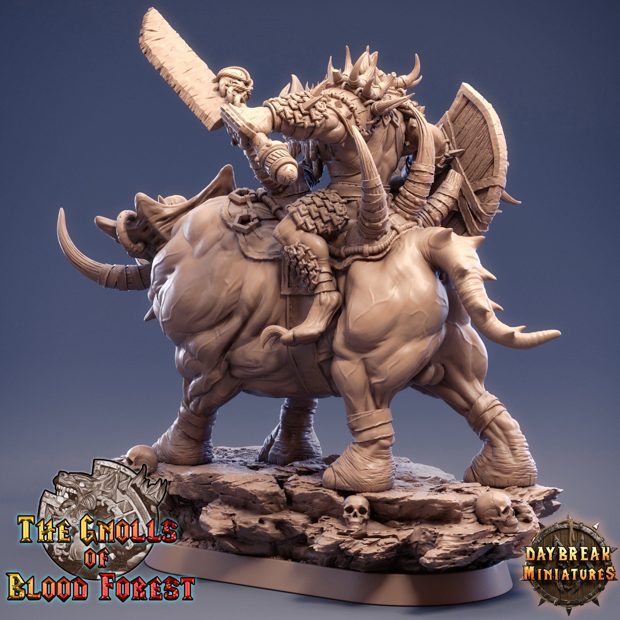Gleesh über Grinderwulf, Die Gnolls des Blutwalds, Daybreak Miniatures