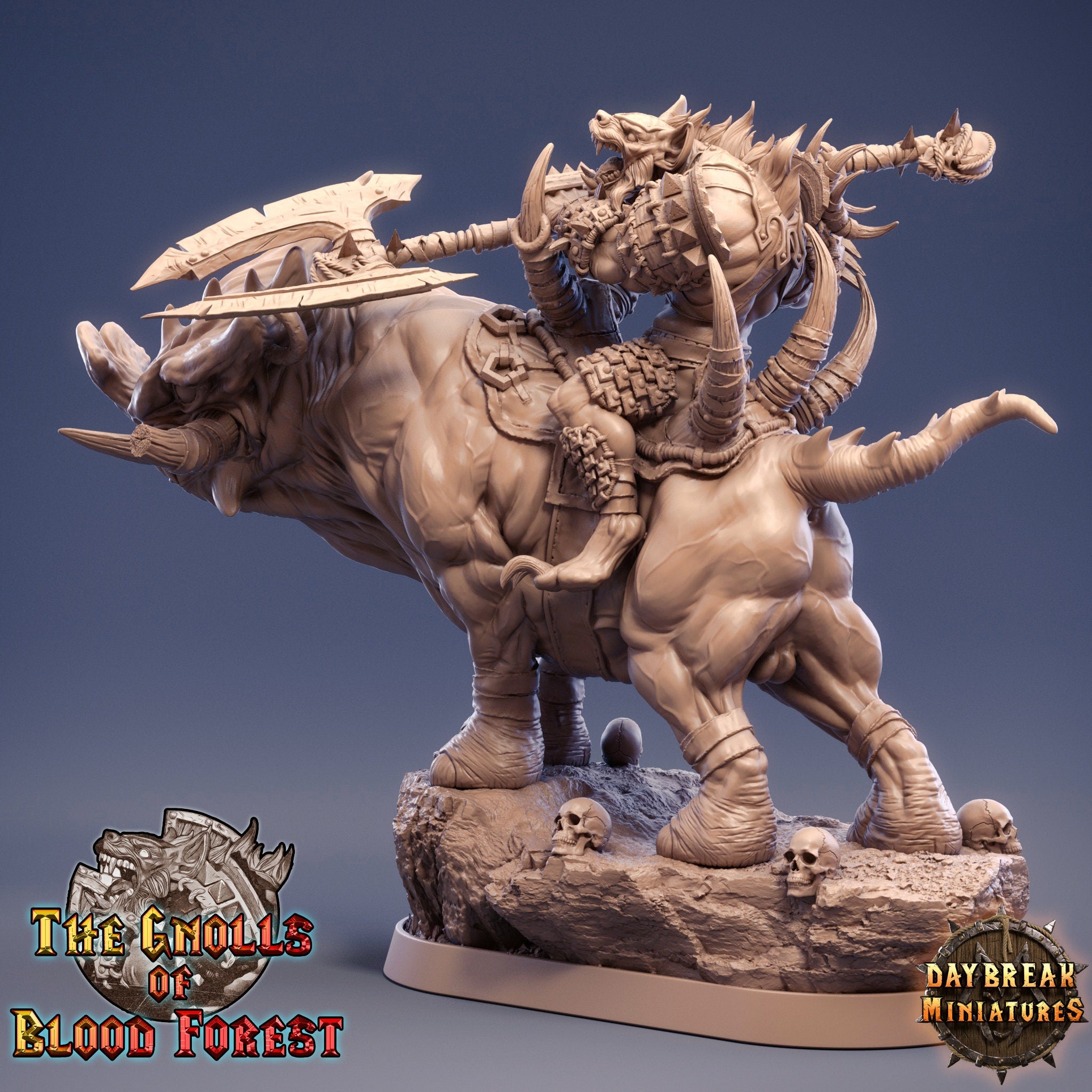 Gouch on Grinderwulf, The Gnolls of Blood Forest, daybreak miniatures