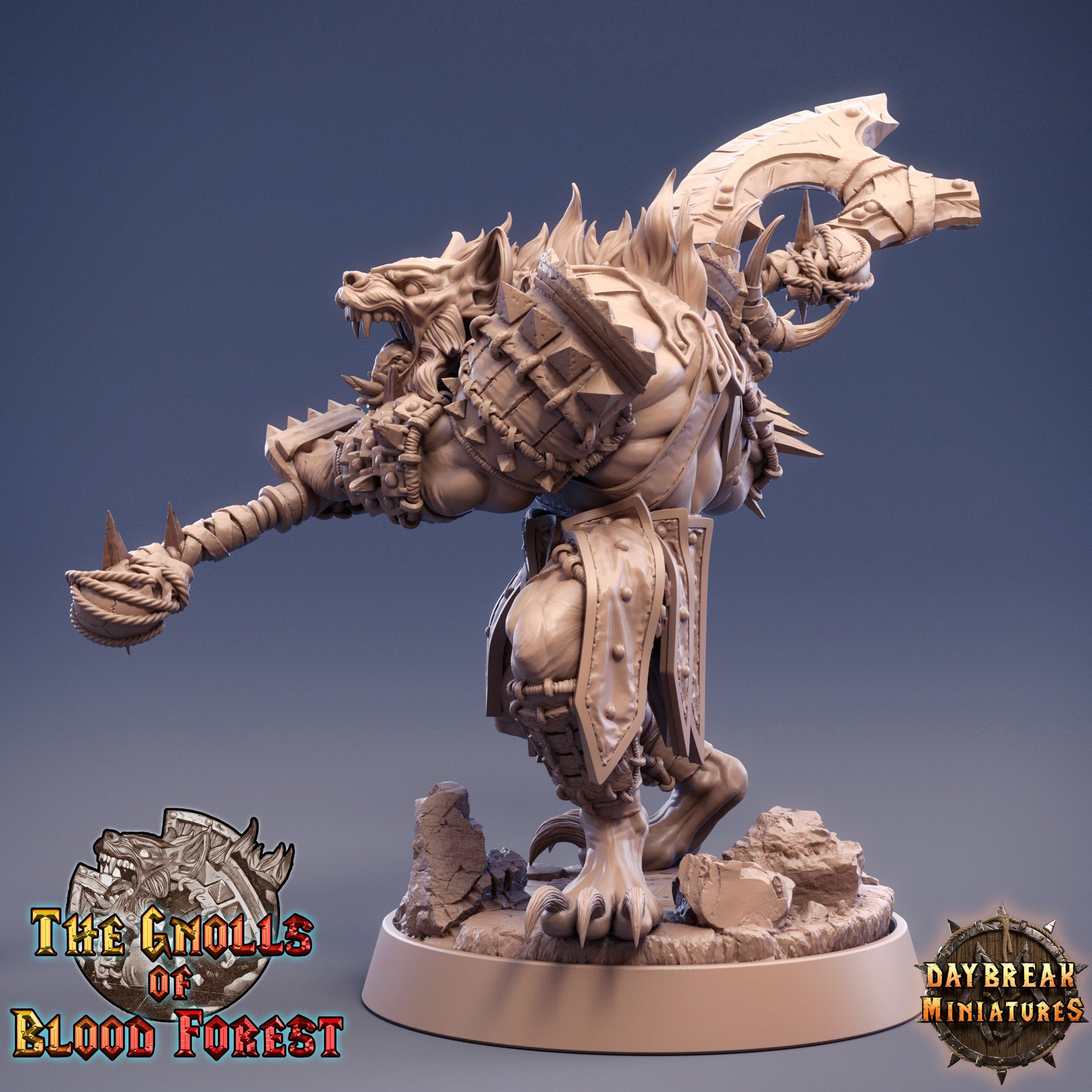 Slasherim Howl, The Gnolls of Blood Forest, daybreak miniatures