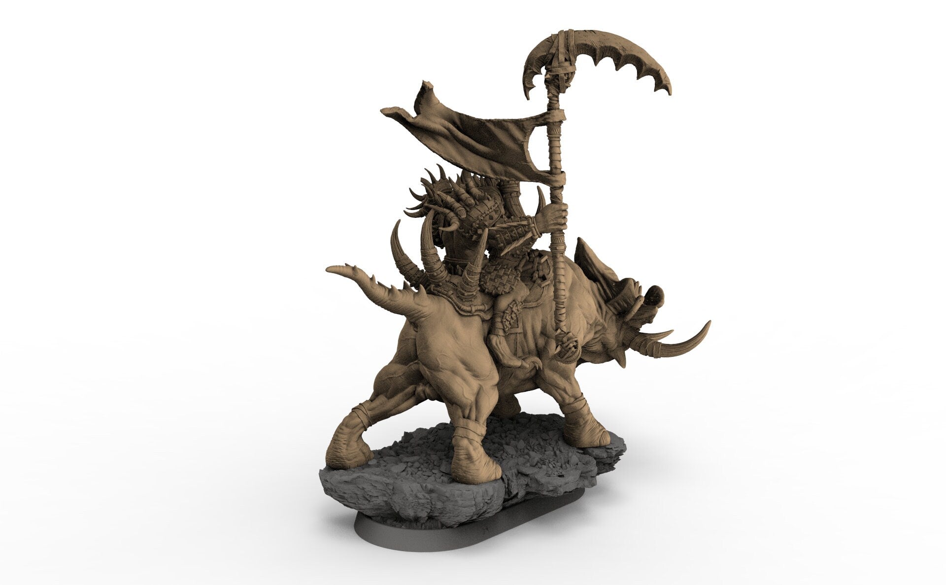 Uglo Cree on Grinderwulf, The Gnolls of Blood Forest, daybreak miniatures