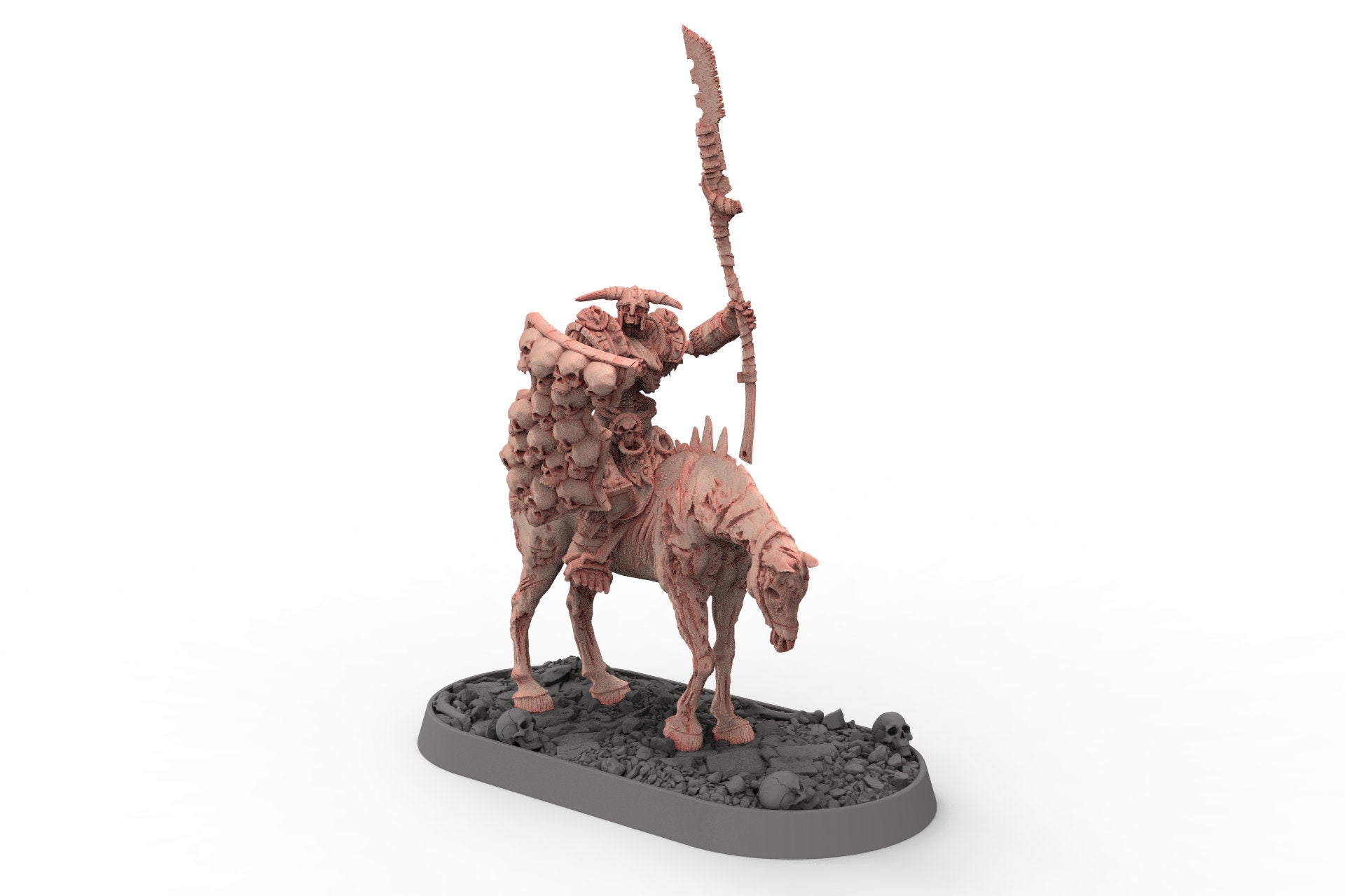 Undead - Commander Ash, The Unliving Horde of Dreadmarsh, daybreak miniatures, daybreak miniatures
