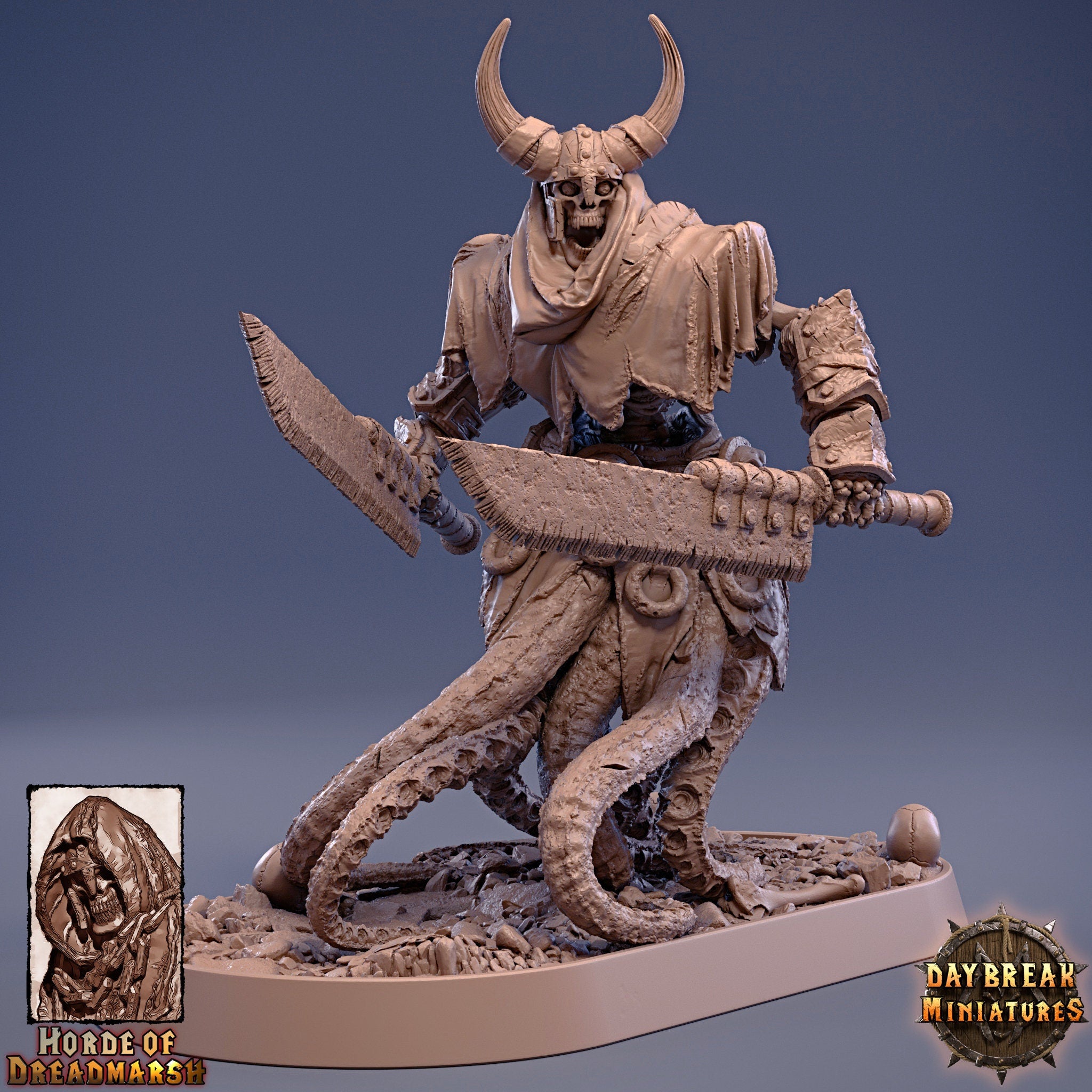 Morts-vivants - Général Gantza Pitch, La Horde sans vie de Dreadmarsh, miniatures de l'aube, miniatures de l'aube