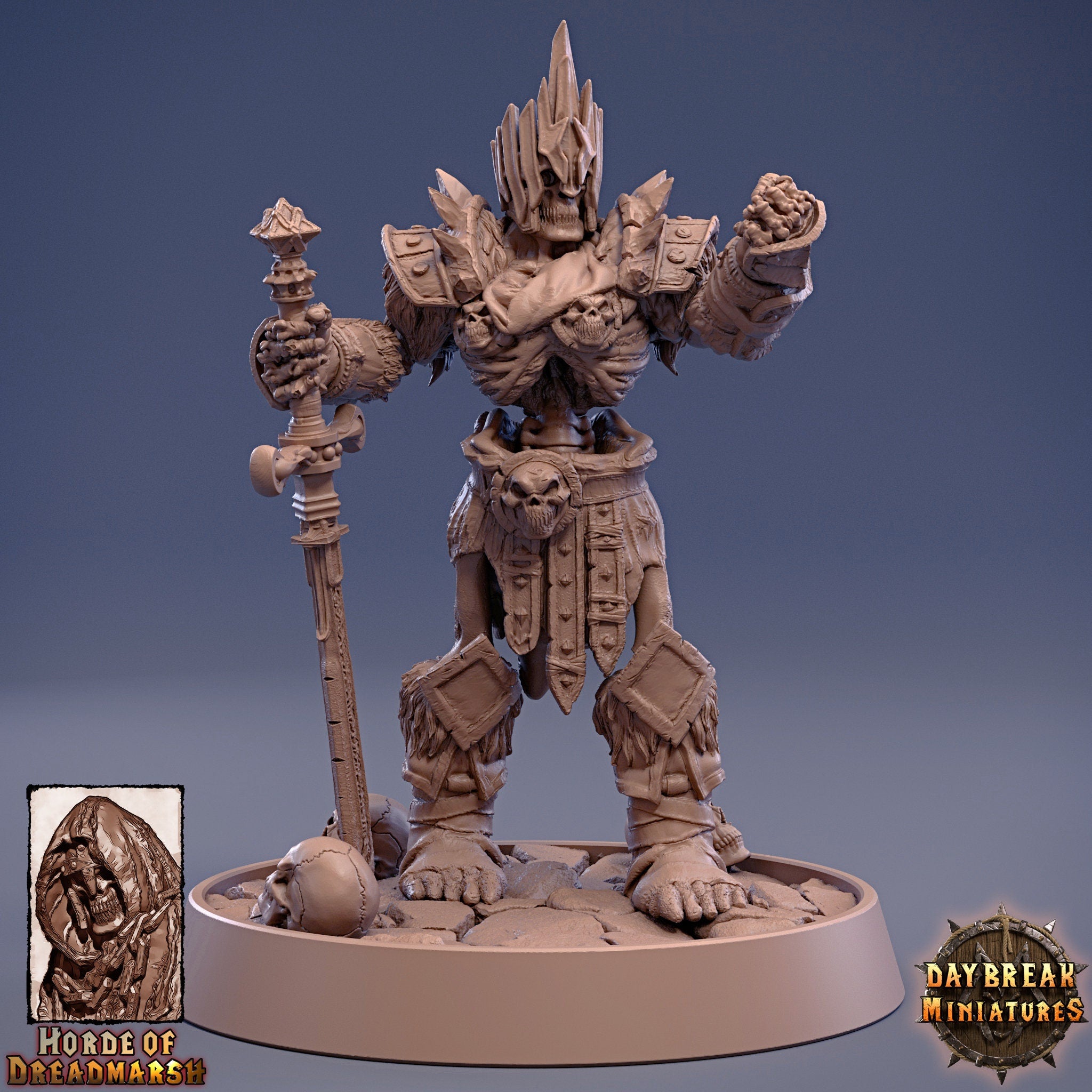 Undead - Skeleton Elite of Dreadmarsh, The Unliving Horde of Dreadmarsh, daybreak miniatures, daybreak miniatures