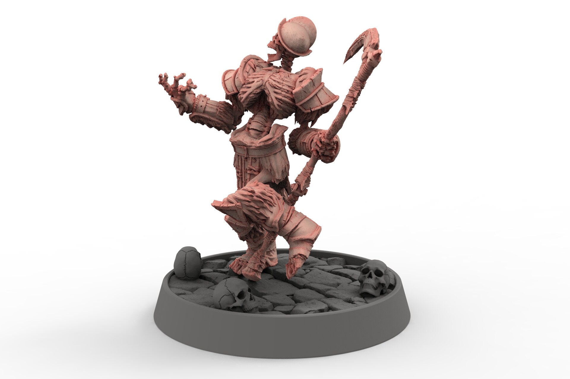 Undead - Skeleton Sergeant of the Lesser Hordes, The Unliving Horde of Dreadmarsh, daybreak miniatures, daybreak miniatures