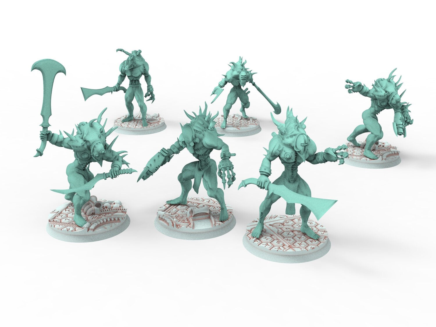 Dark City - Assault Patrol Wanyue flesh masters Dark eldar drow, Abominations, Warriors, Golems