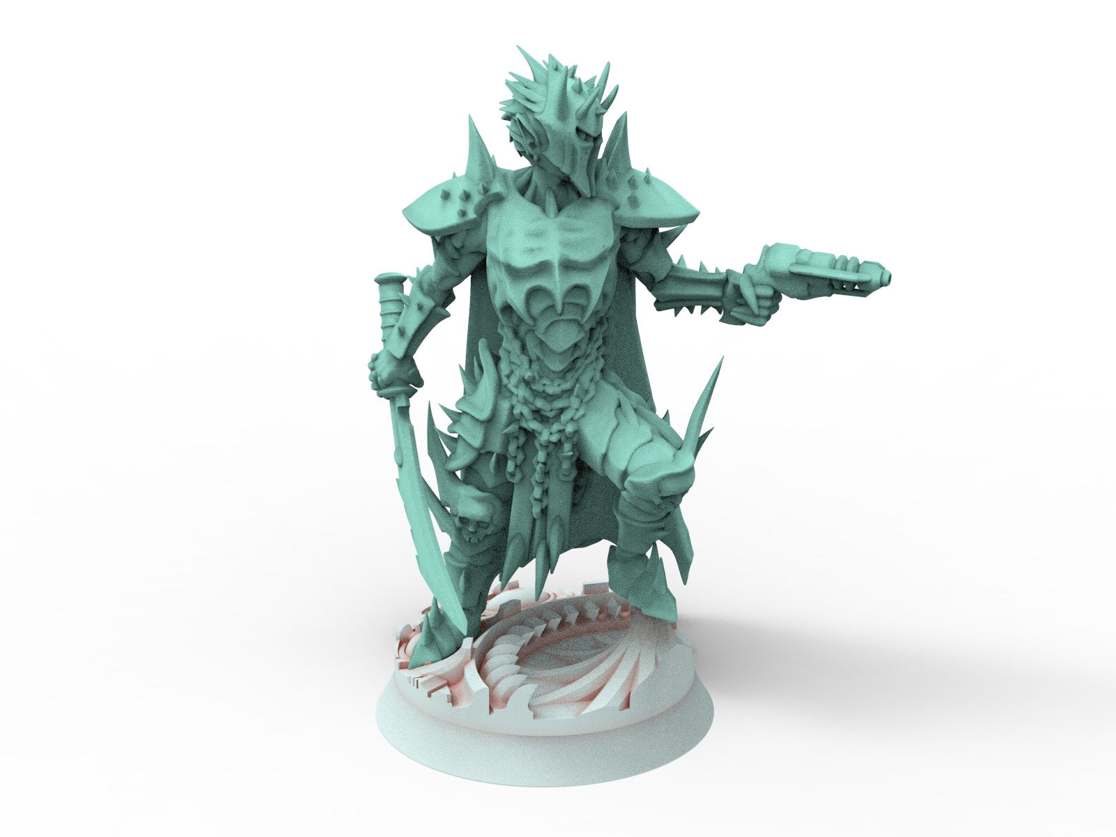 Dark City - Heavy Infantry Tribe leaders Dark eldar drow