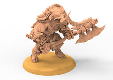 Load image into Gallery viewer, Beastmen - Squad of Demolisher Minotaurs Beastmen warriors of Chaos
