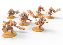 Load image into Gallery viewer, Beastmen - Squad of Demolisher Minotaurs Beastmen warriors of Chaos
