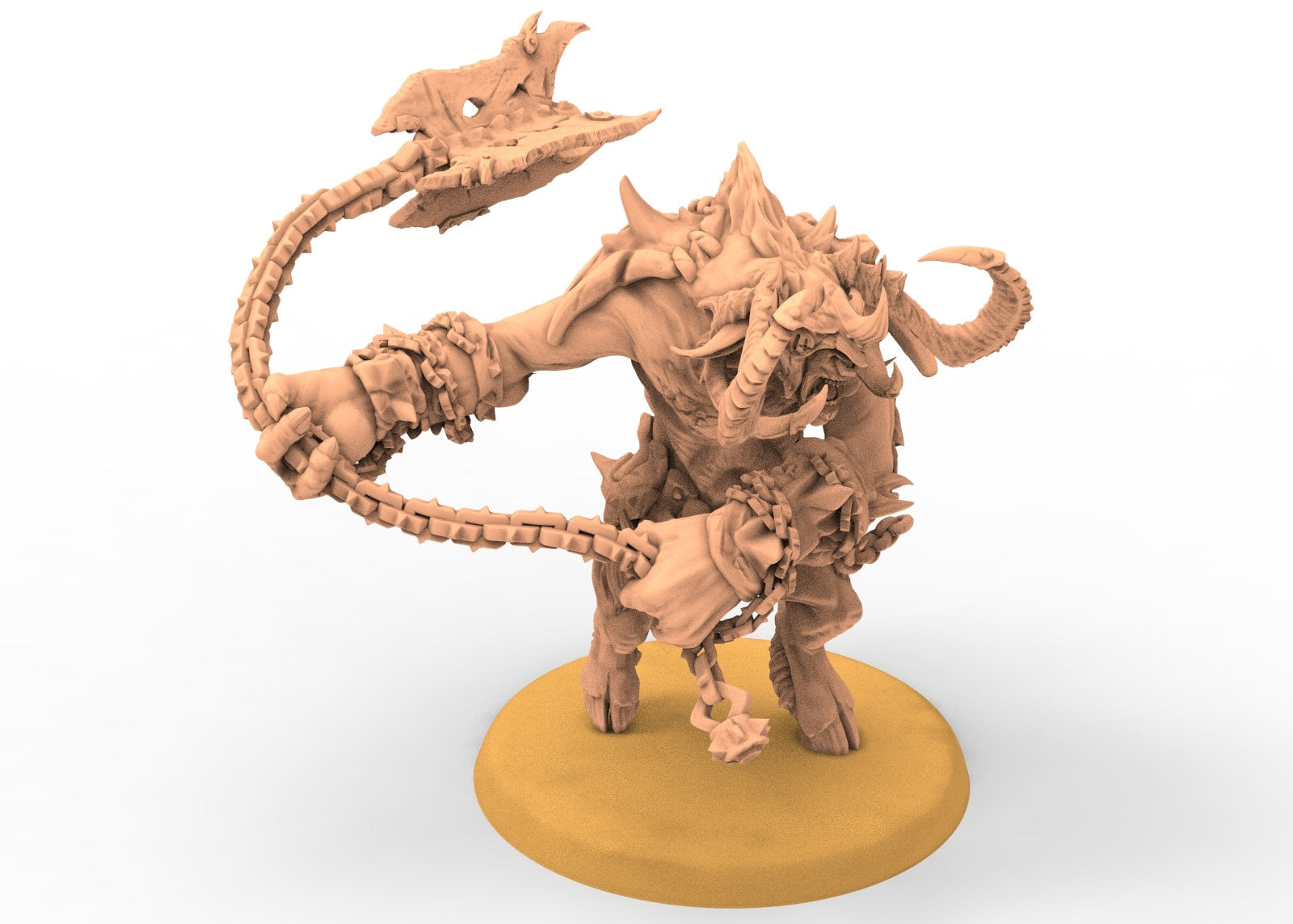 Beastmen - Squad of Demolisher Minotaurs Beastmen warriors of Chaos