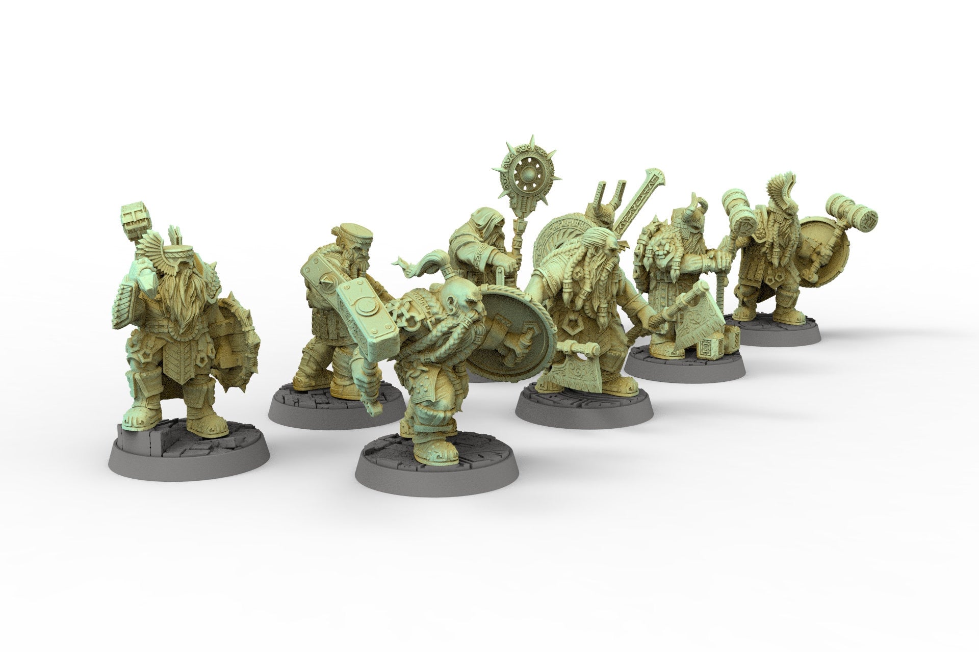 Dwarves - The Dwarfs of The Dark Deep, daybreak miniatures