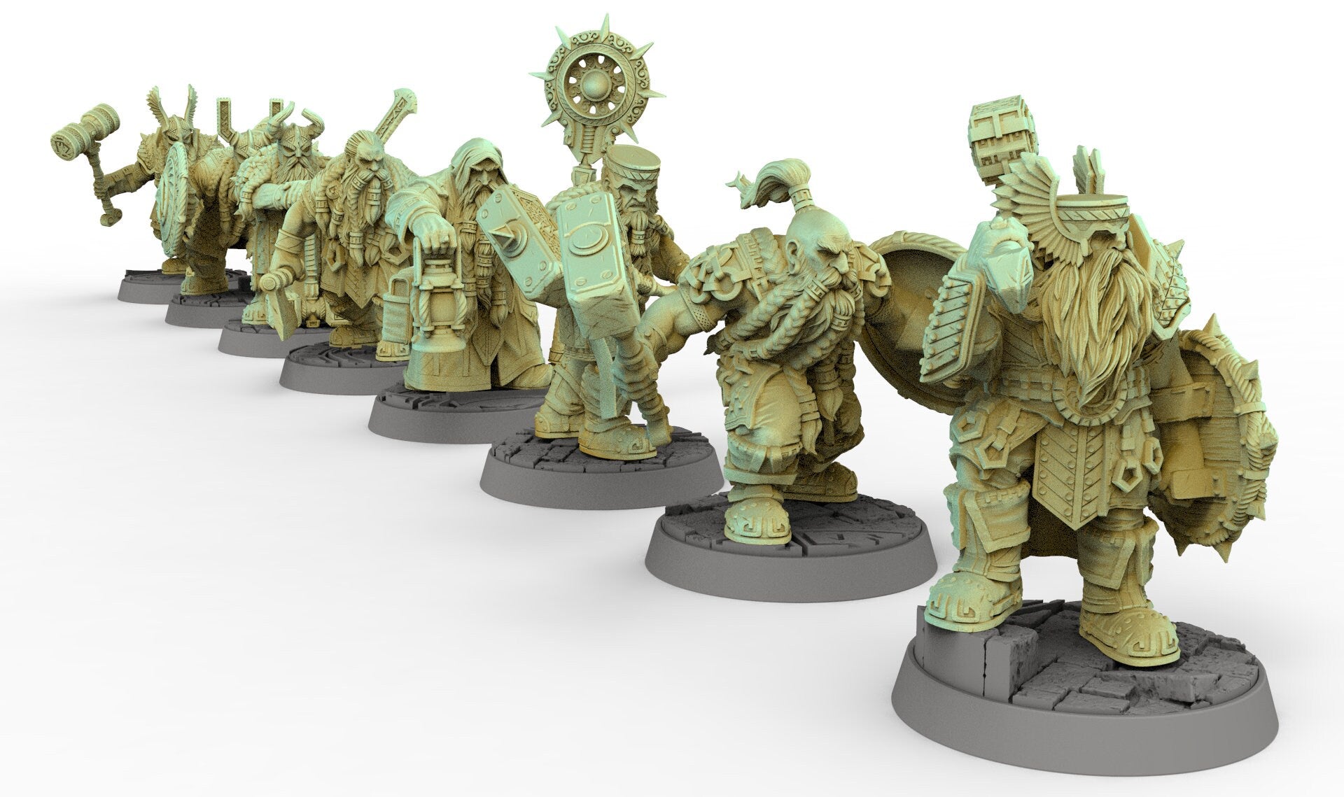 Dwarves - The Dwarfs of The Dark Deep, daybreak miniatures