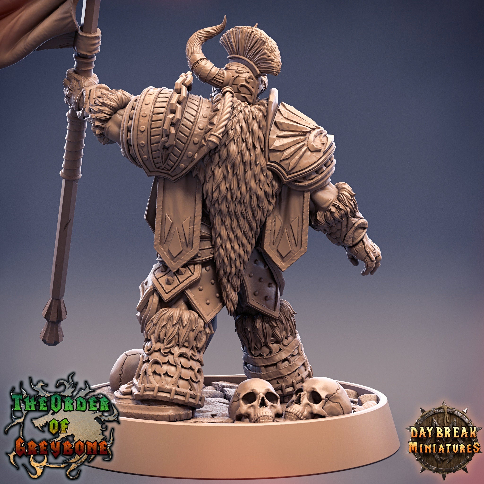 Wild hunters - Hansel Coppertusk, The Order of Greybone, daybreak miniatures