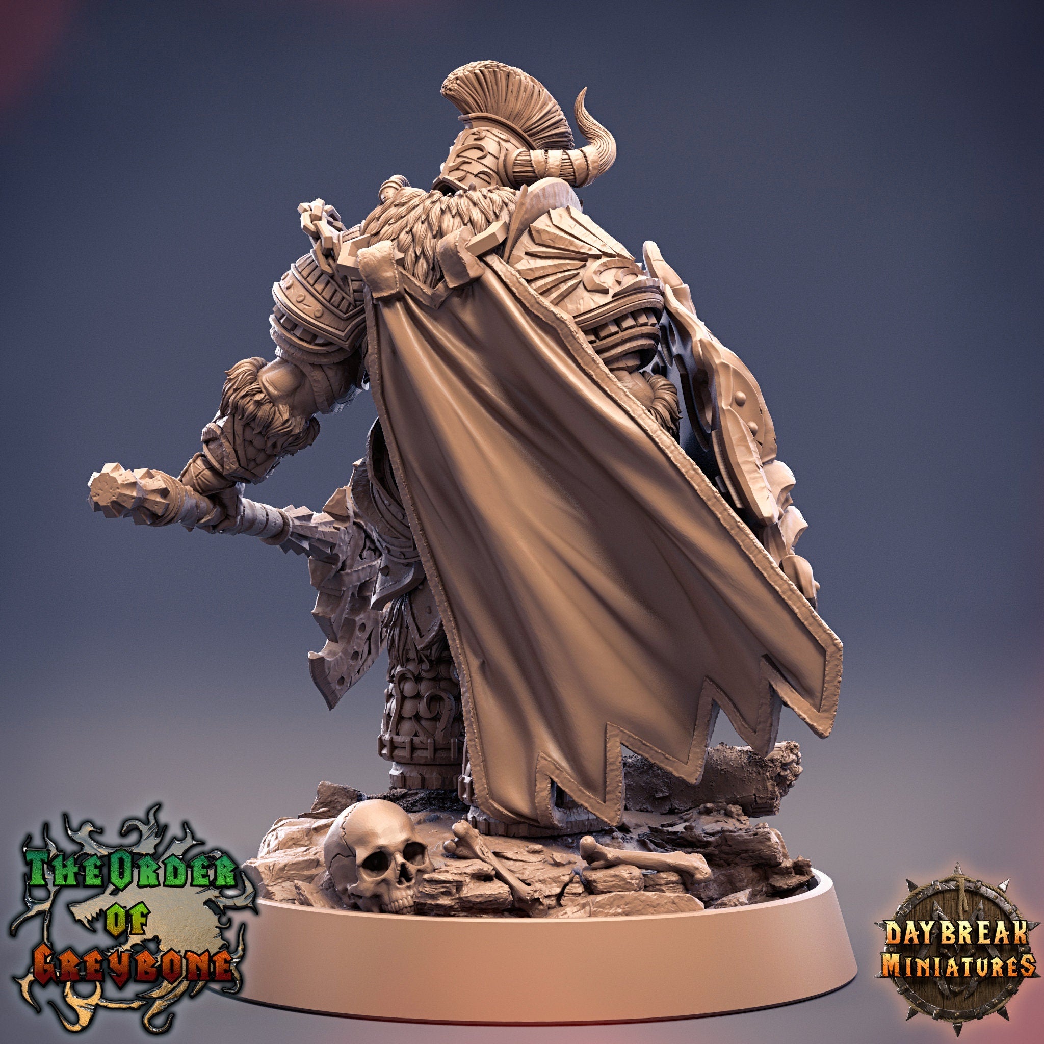 Wild hunters - Marius Heartcleaver, The Order of Greybone, daybreak miniatures