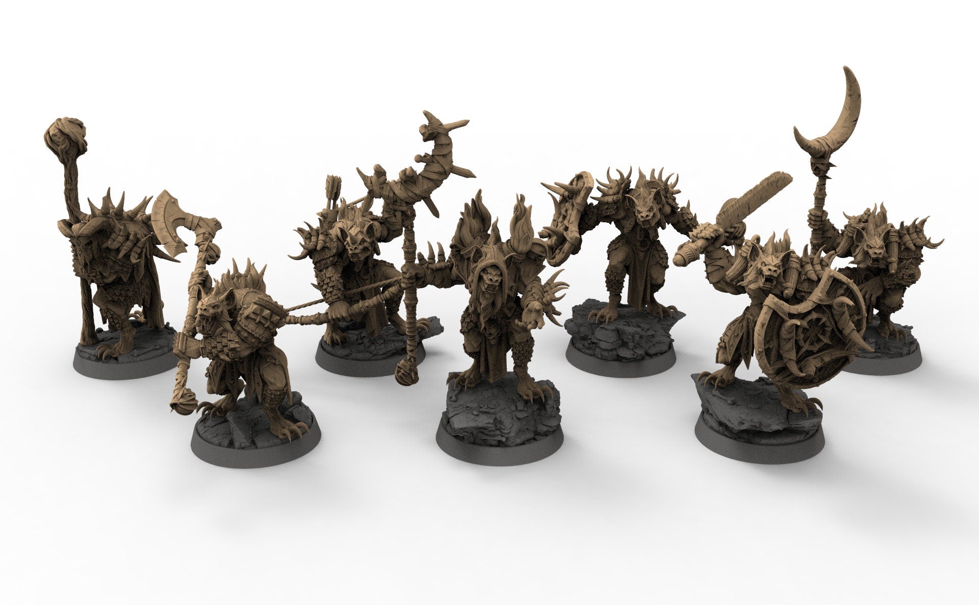 The Gnolls of Blood Forest, daybreak miniatures