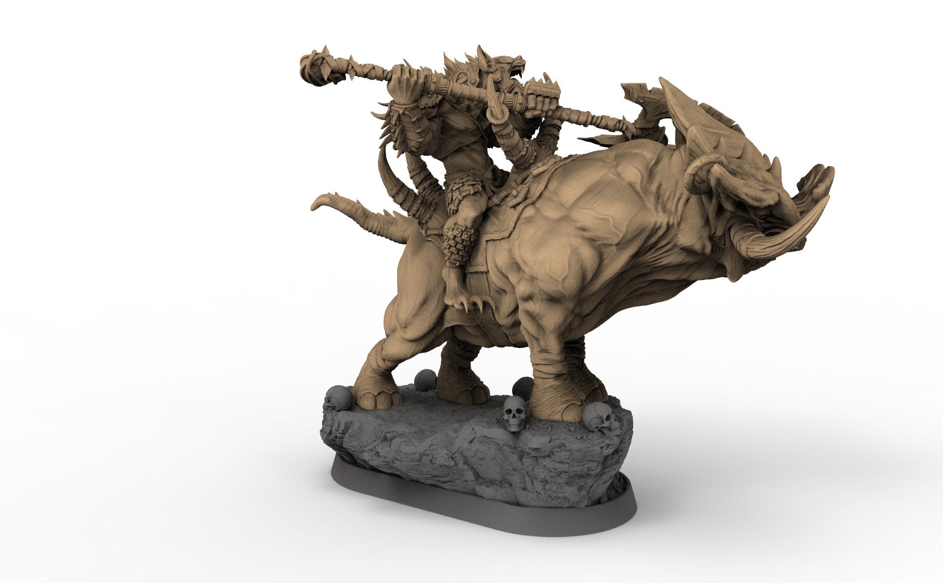 Gouch on Grinderwulf, The Gnolls of Blood Forest, daybreak miniatures