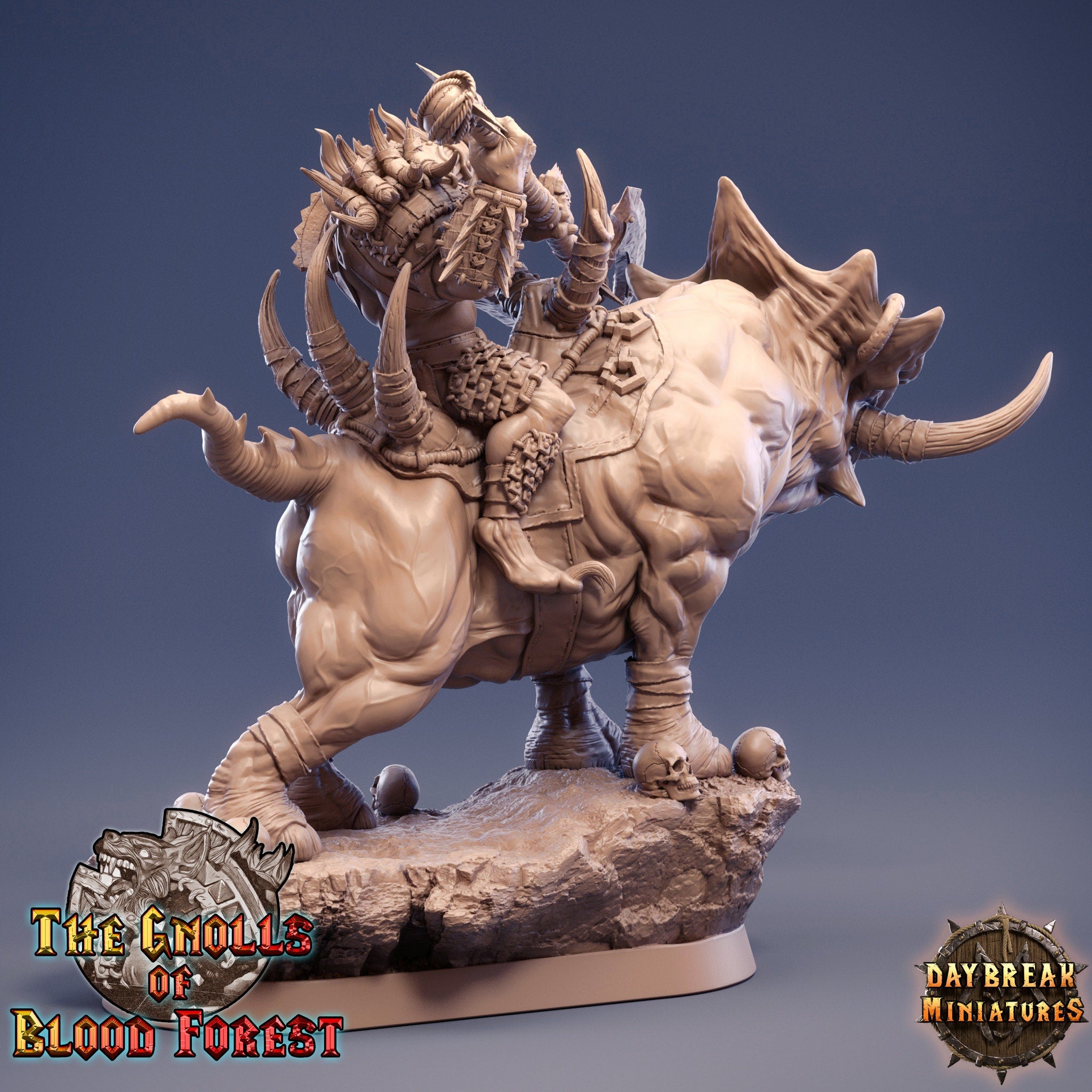 Gouch on Grinderwulf, The Gnolls of Blood Forest, daybreak miniatures