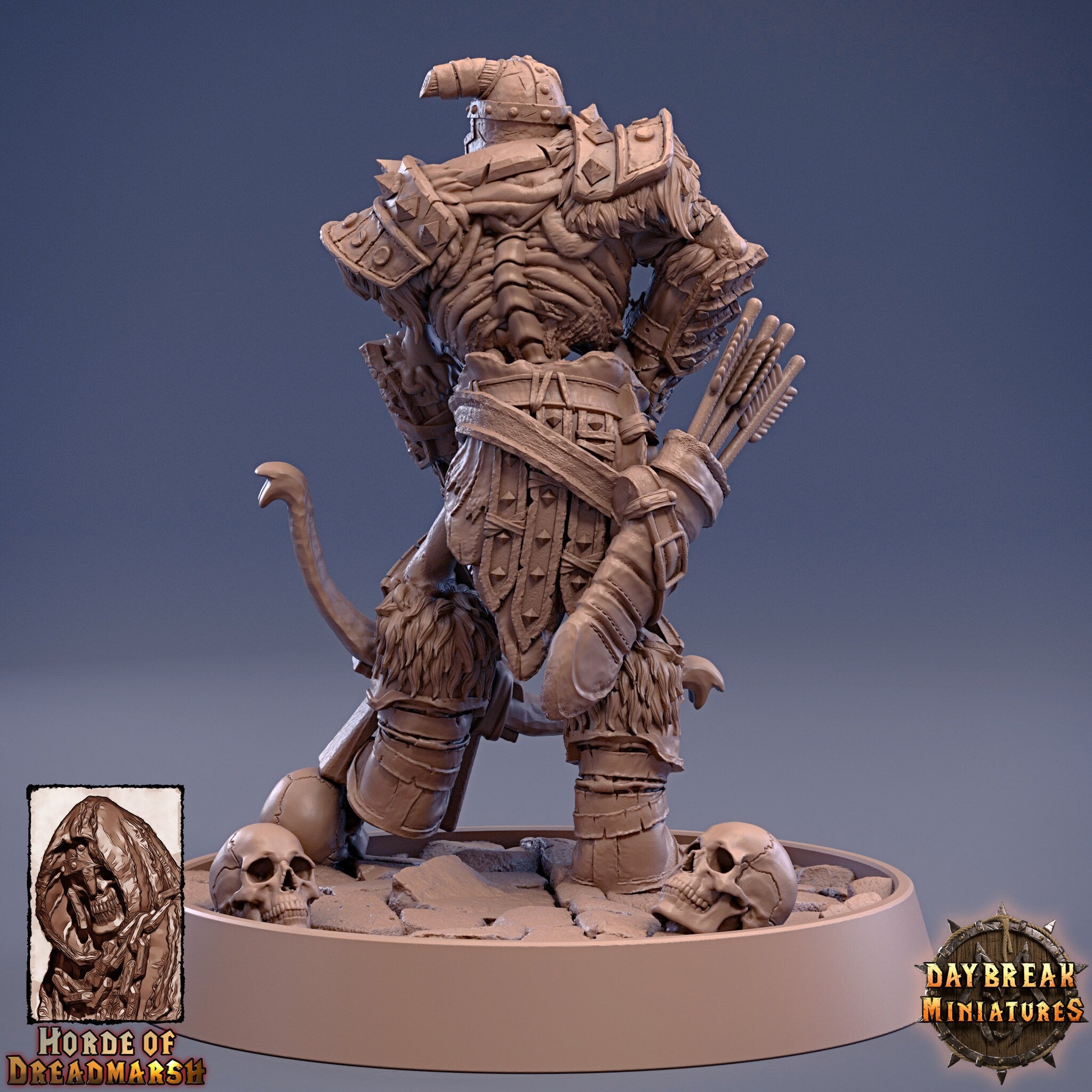 Undead - Crossbow Officer of the Pale Guard, The Unliving Horde of Dreadmarsh, daybreak miniatures, daybreak miniatures