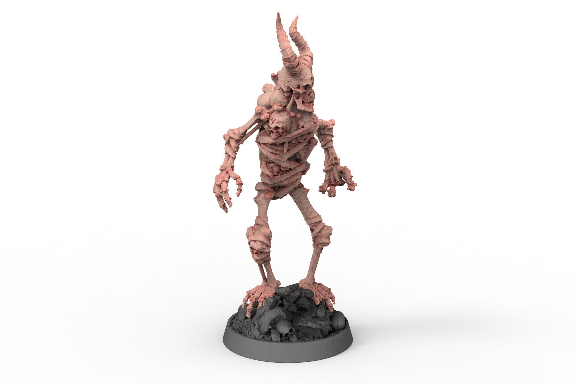 Undead - Lieutenant Marrowbone, The Unliving Horde of Dreadmarsh, daybreak miniatures, daybreak miniatures