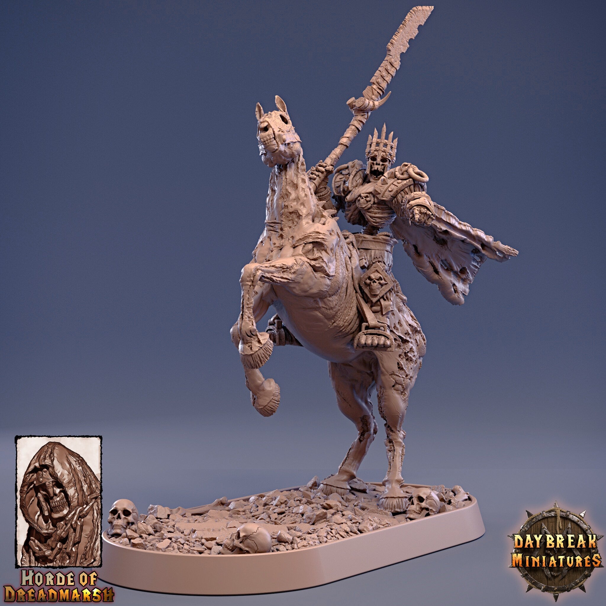 Undead - Pale King Arden, The Unliving Horde of Dreadmarsh, daybreak miniatures, daybreak miniatures