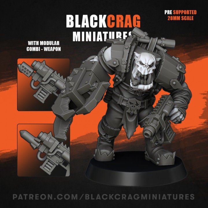 Green Skin - Orc Marauders Monopose Pack