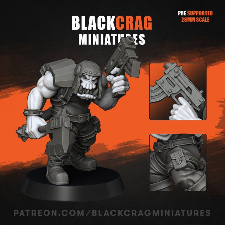Green Skin - Orc Marauders Monopose Pack