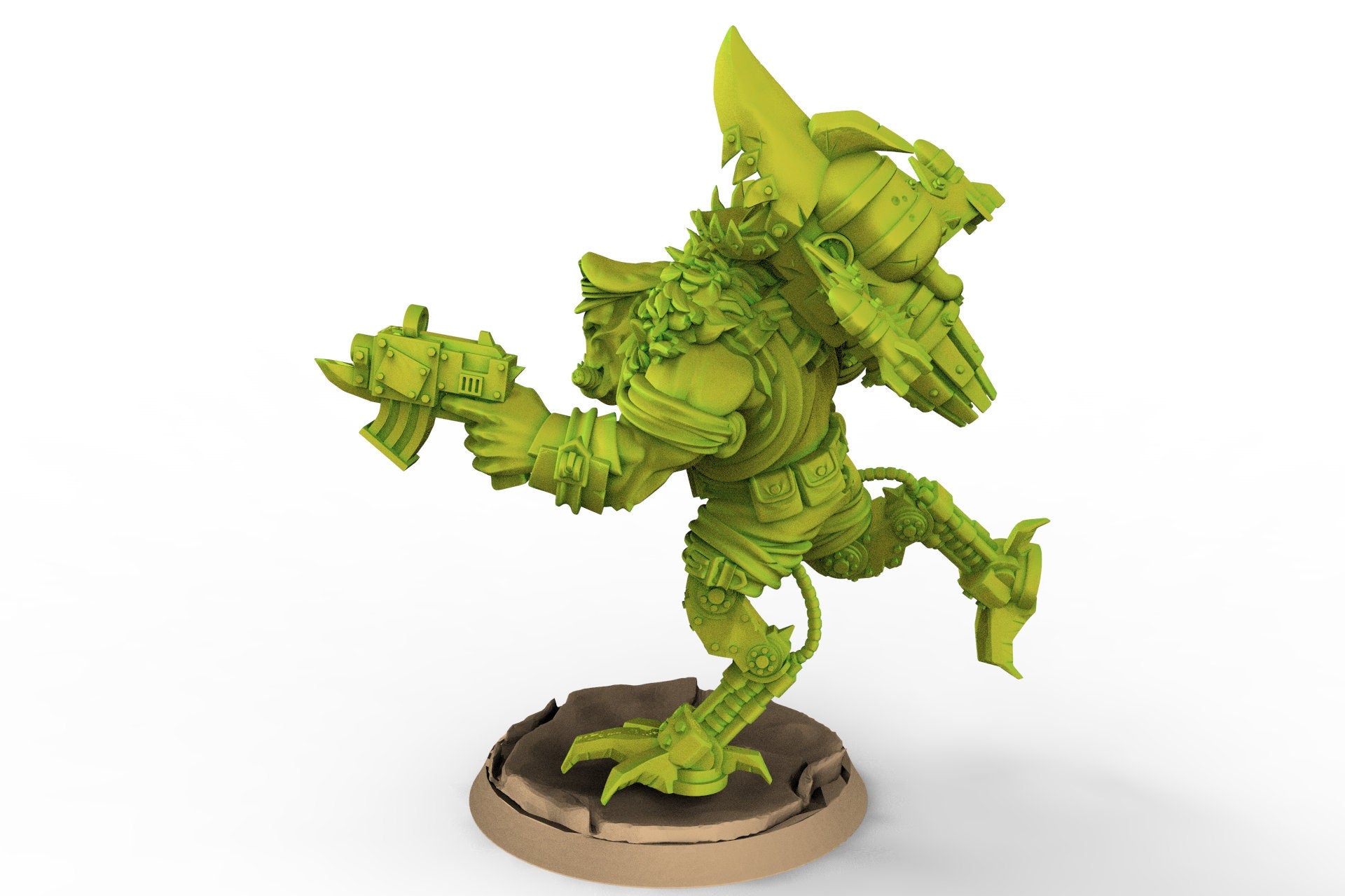 Green Skin - Big Boss Orc Jetpack Ladz Modular Kit