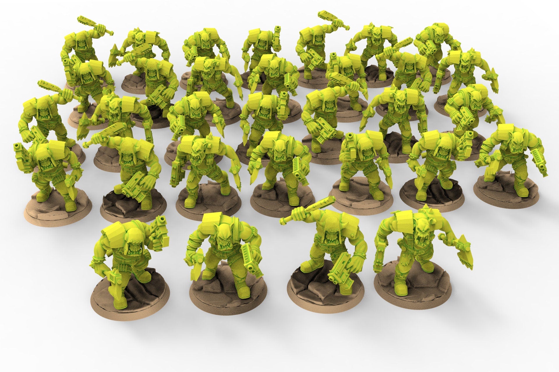 Green Skin - Orc Marauders Monopose Pack