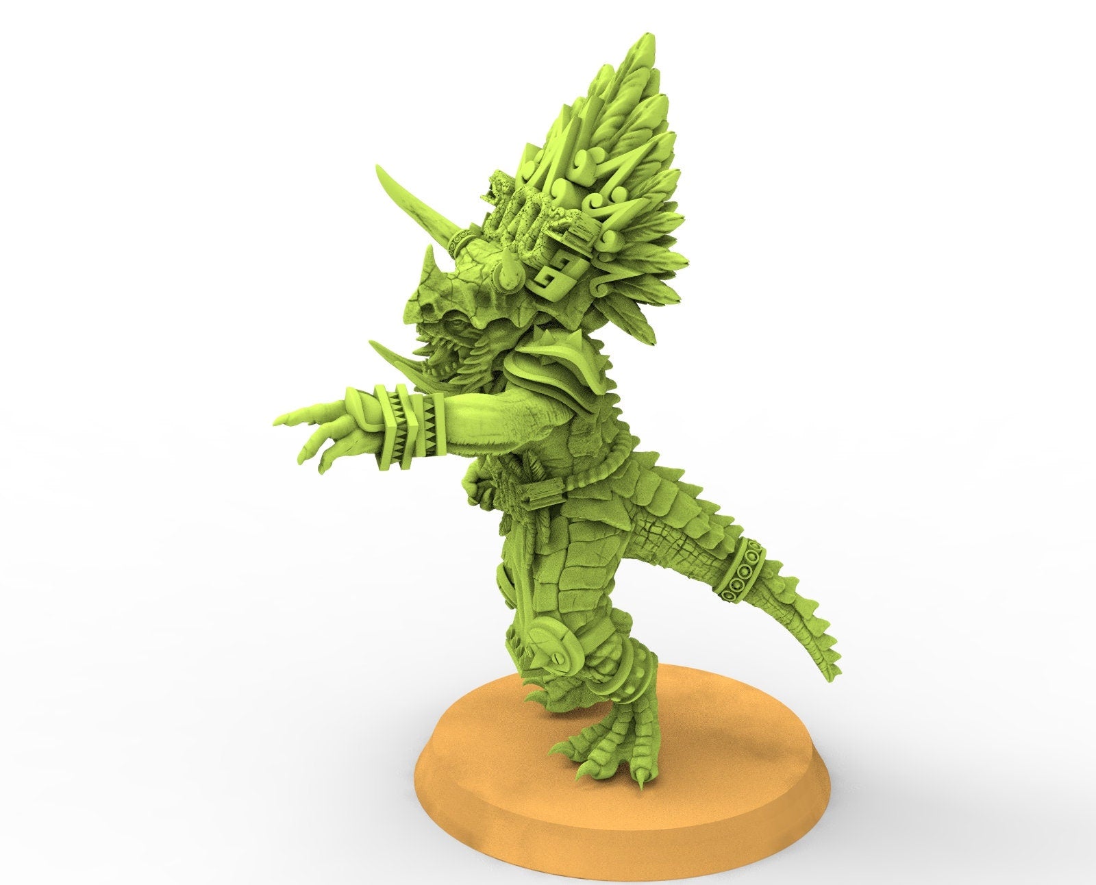 Lost temple - Saurian player Leader lizardmen usable for Blood Bowl