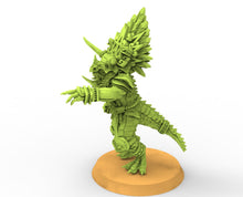 Load image into Gallery viewer, Lost temple - Saurian player Leader lizardmen usable for Blood Bowl
