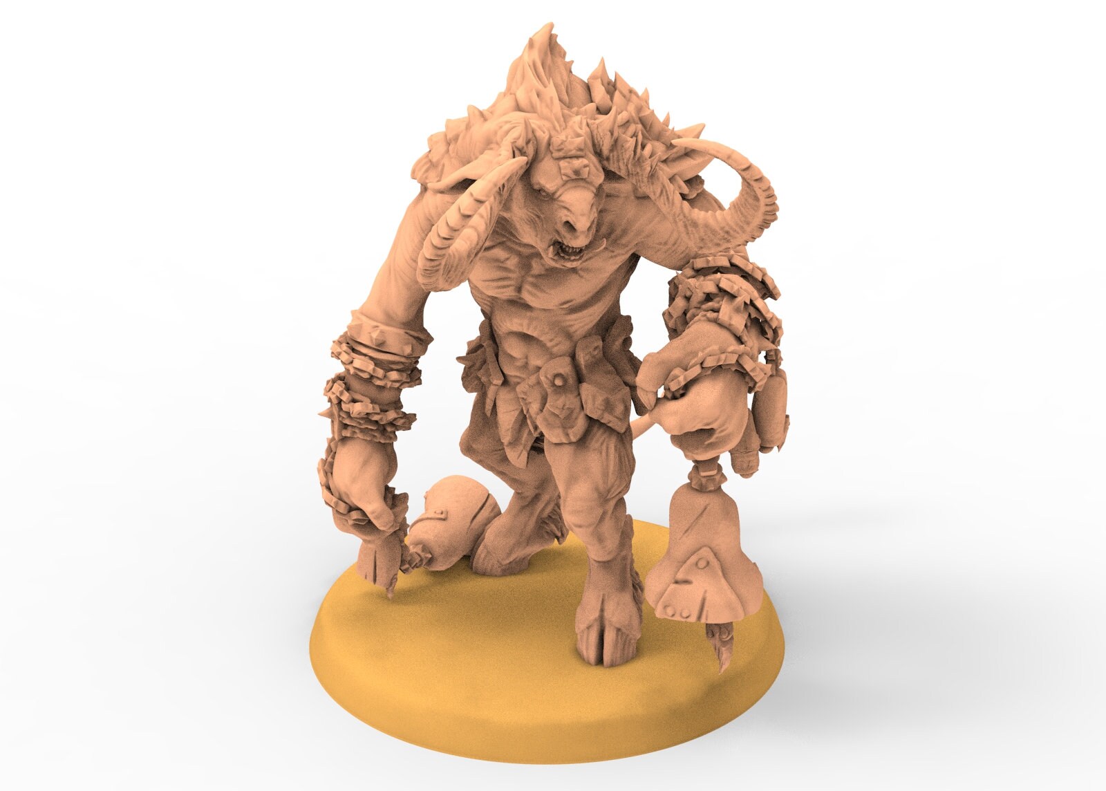 Beastmen - Squad of Demolisher Minotaurs Beastmen warriors of Chaos