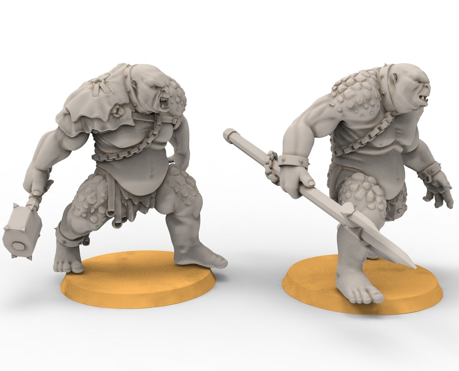 Goblin cave - Cave troll warriors