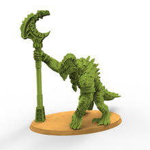 Load image into Gallery viewer, Lost temple - Kroxigor lizardmen usable for Oldhammer, battle, king of wars, 9th age
