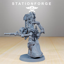 Load image into Gallery viewer, Scavenger Scrapper, mechanized infantry, post apocalyptic empire, usable for tabletop wargame.
