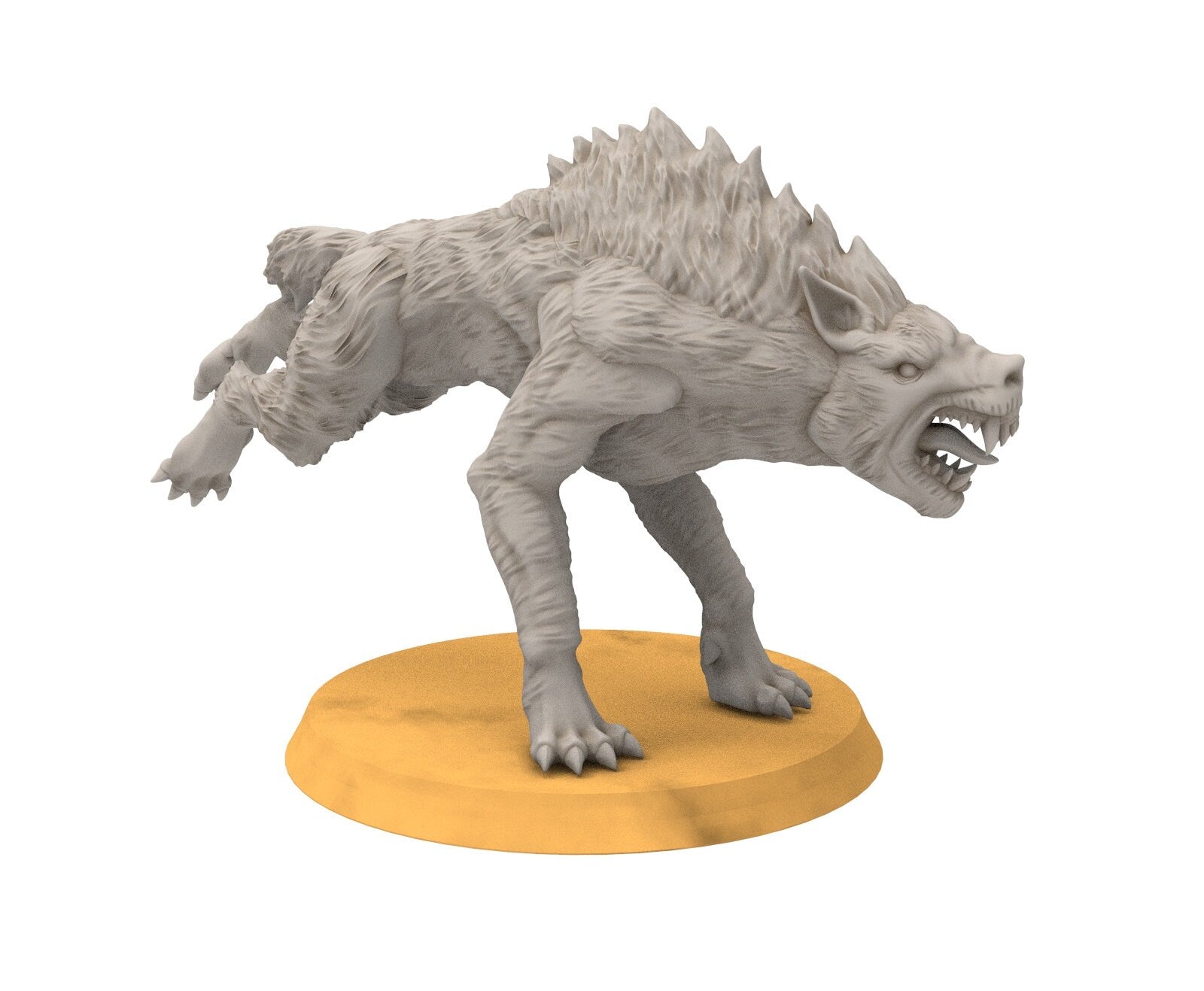 Goblin cave - Tamed Warg wolves, Dwarf mine, Middle rings miniatures pour wargame D&D, SDA...