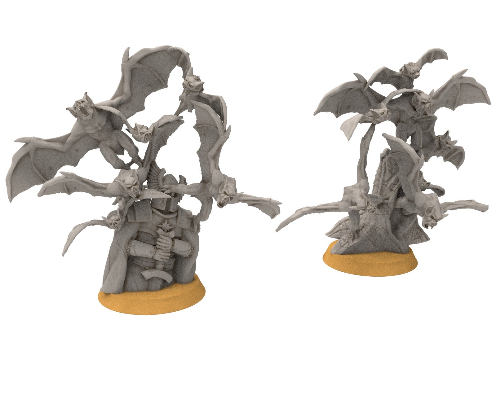 Goblin cave - Bat swarm, Dwarf mine, Middle rings miniatures pour wargame D&D, SDA...