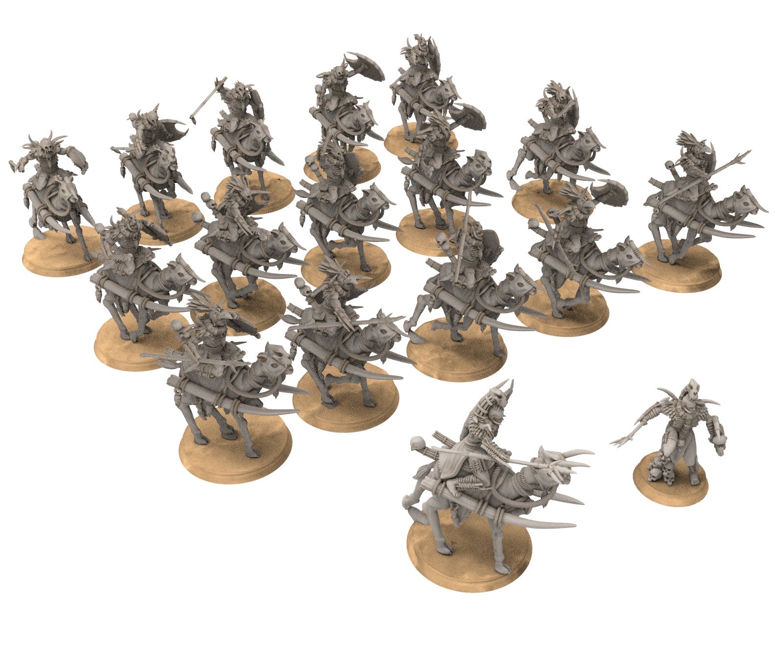 Harad - Invaders from Jungle savanna, far southern tribesmen Camel Elephant, Berber nomads, Arabs Zulu miniatures for wargame D&D, Lotr...