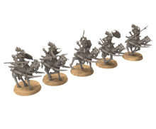 Load image into Gallery viewer, Harad - Invaders from Jungle savanna, far southern tribesmen Camel Elephant, Berber nomads, Arabs Zulu miniatures for wargame D&amp;D, Lotr...

